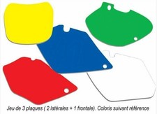 Startnummernfelder Cross blau