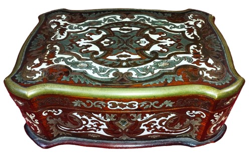 Boite style boulle bois - boite, avec
