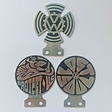 3x VINTAGE PLACCA BADGE