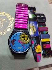 orologi swatch "CONCERTO' COLLEZ ANNI 90. Cinturino nuovo elastico + 2°Leggi Int