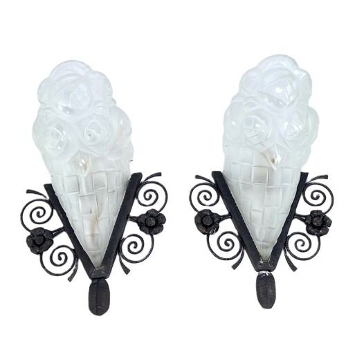Art deco degué applique - x,