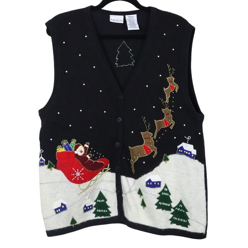 Vintage y2k gilet natalizio - gilet,