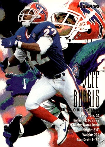 1995 fleer nfl - 1995, jeff