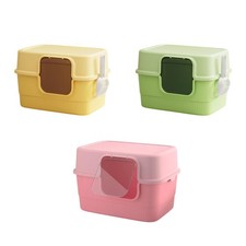 Lettiera per gatti completamente coperta, lettiera per gatti staccabile, per