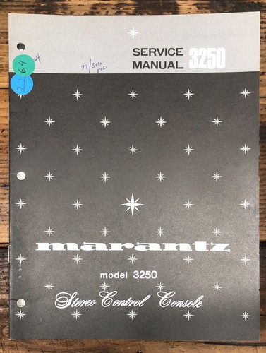 Marantz modello 3250 - marantz,