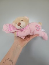 GIOCATTOLI CHIGLIA 23 CM ROSA BAMBINO 1° ORSACCHIOTTO BAMBINO MORBIDO ABBRACCIO PIUMONE GIOCATTOLO 5797/1