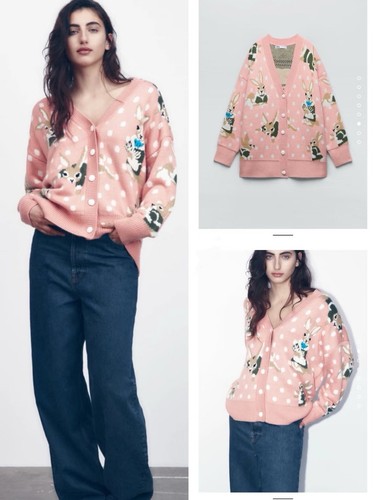 Giacca cardigan coniglio