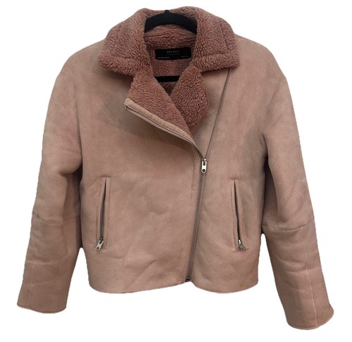 Zara basics giacca ecopelle - zara,