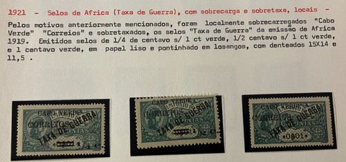 Capo verde 1915 set - 1915,