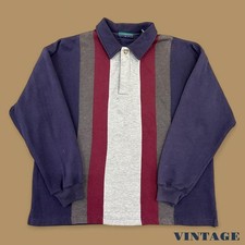 Felpa Vintage Anni 90 A Righe
