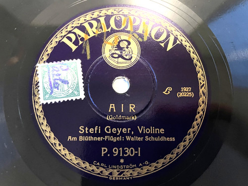 78rpm stefi geyer - 78rpm, (violin)