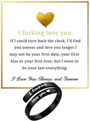 Fcking love you - love, anello