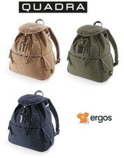 QUADRA Vintage Canvas Backpack