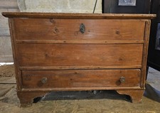 ANTICA CASSAPANCA CASSETTONE MADIA COMO’ - RUOTE - OTTIMO AFFARE