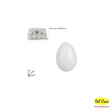 UOVA POLISTIROLO 13cm 8 Pezzi