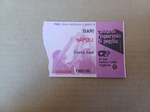 Biglietto calcio bari napoli - biglietto,