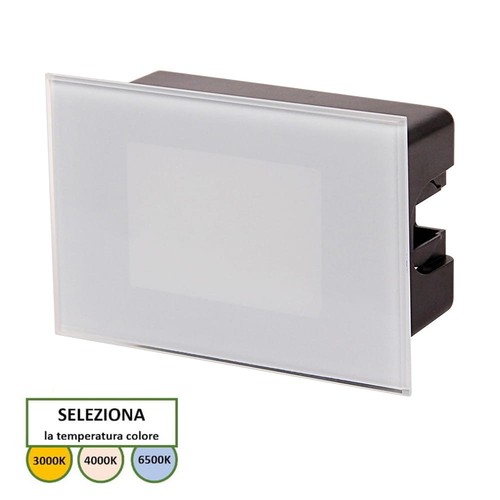 Faretto segnapasso led con - faretto,