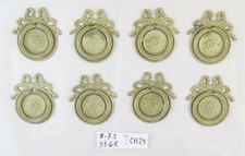 8 MANIGLIE IN BRONZO DORATO