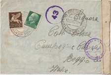 1942 censored letter airmail