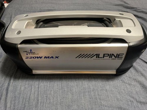 Alpine swe 1400 subwoofer - alpine,