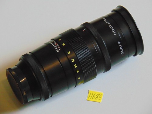 Obiettivo pentacon 200 lens - obiettivo,