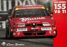 ALFA ROMEO 155 V6 TI- Poster originale Ente Alfa Romeo Pubblicita'- 1994 -