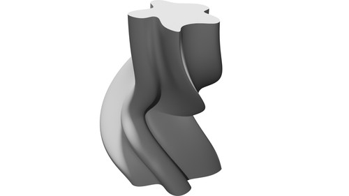Vaso decorativo spirale - vaso,