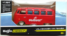 Maisto VW Volkswagen Bus T1 Samba Custom rosso Obletter giocattoli nuovo/confezione originale Van Car