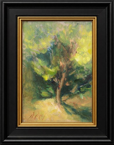 Plein air tree paesaggio - plein,
