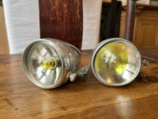 ⭐️2 PHARE FEU AVANT VELO RANDONNEUSE ALUMINIUM 2 ANCIEN BICYCLE HEADLIGHT NOS
