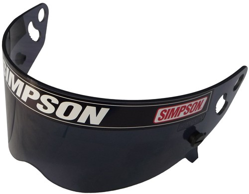 Casco simpson visiera nera - visiera,