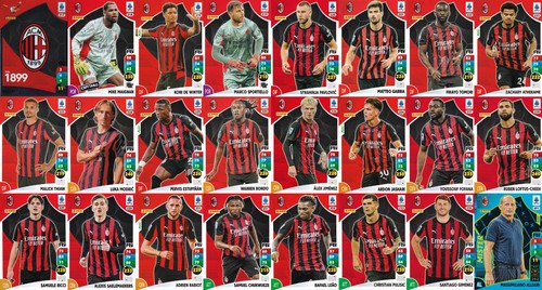 Cards milan calciatori 2025 - cards,
