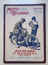 RARA RIVISTA "MOTO CICLISMO" N* 31 ANNO X° ORIGINALE 1924 DA COLLEZIONE
