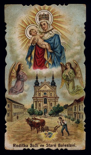 Antico santino cromo - santino, card