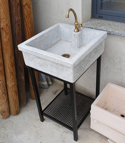 Lavandino con base supporto - lavandino,
