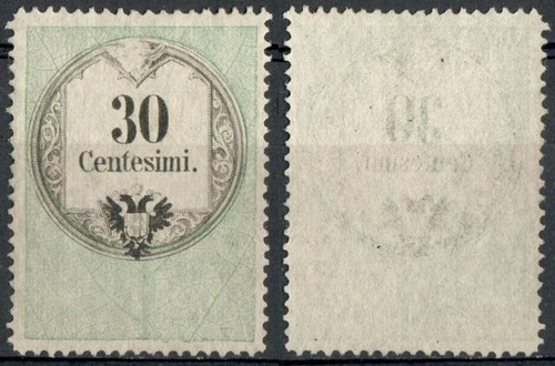 Lombardo veneto 1854 - marca, da