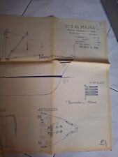 PIANI COSTRUTTIVI MODELLISMO NAVALE-MOTONAVE DALMAZIA MISTA PASSEGGERI E MERCI
