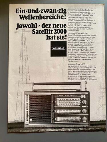 1974 grundig satellite 2000 - satellite,