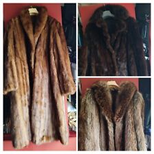 LOTTO TRE PELLICCE AUTENTICHE VISONE CARAMEL ,SCURO E VOLPE ARGENTATA 