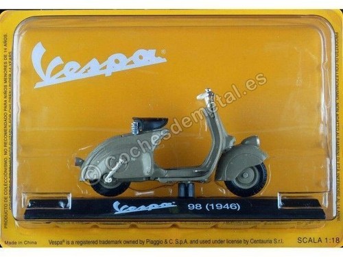 1946 vespa del - gris, 1:18