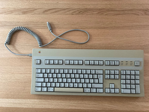 Tastiera estesa vintage apple - vintage,