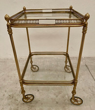 Spettacolare carrello vintage portavivande bar in ottone stile italian anni '60