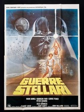 STAR WARS poster italiano George Lucas Darth Vader Morte Nera Skywalker fantascienza