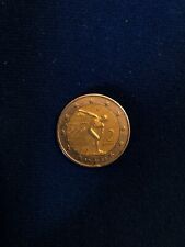 moneta da 2 euro commemorativa giochi olimpici 2004 con lancio del disco. 