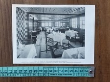 1932 interno navi Compagnia Adriatica Navigazione + autobus linea Fiume-Trieste