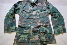 VIETNAM GUERRA WAR US ARMY ERDL JUNGLE JAKET RIPSTOP CLOWN SMALL REGULAR