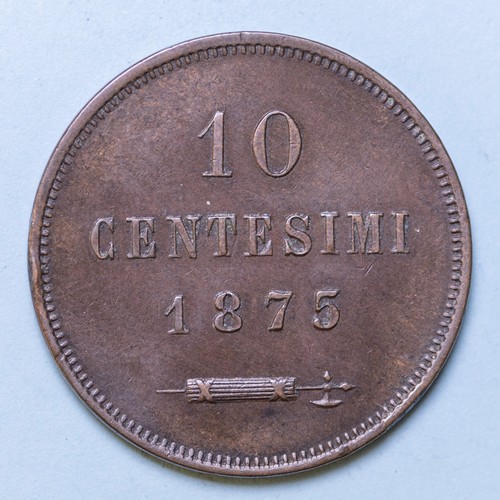 San marino centesimi 1875 - 10,