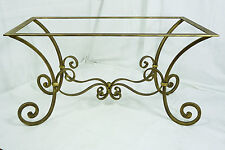 BASE TAVOLO IN FERRO BATTUTO FORGIATO A MANO VERDE ANTICO MADE IN ITALY art.T4