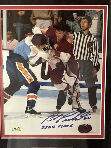 Bob probert signed 8x10 framed - bob,