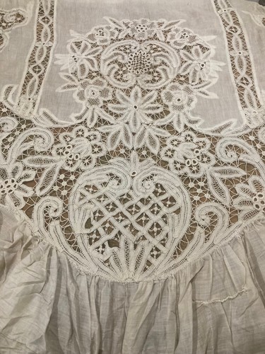Antico pannello tenda pizzo